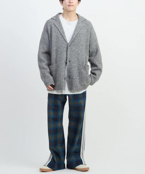 CONVERSE TOKYO（コンバーストウキョウ）の「TAILORED KNIT CARDIGAN JACKET（ニット/セーター・レディース・ブラック/グレー/サックスブルー・FREE）」の19枚目の写真