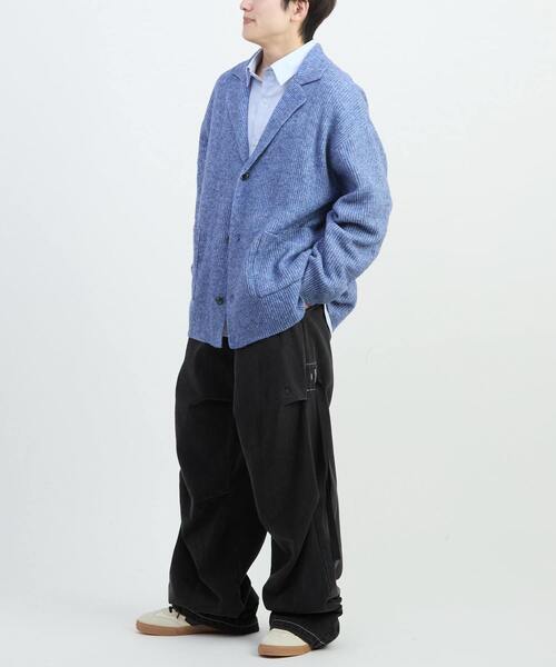 CONVERSE TOKYO（コンバーストウキョウ）の「TAILORED KNIT CARDIGAN JACKET（ニット/セーター・レディース・ブラック/グレー/サックスブルー・FREE）」の11枚目の写真