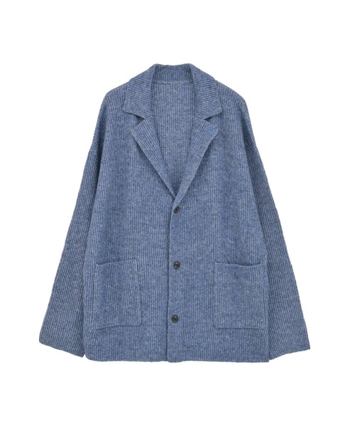 CONVERSE TOKYO（コンバーストウキョウ）の「TAILORED KNIT CARDIGAN JACKET（ニット/セーター・レディース・ブラック/グレー/サックスブルー・FREE）」の22枚目の写真