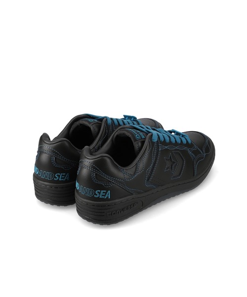 CONVERSE(コンバース)の「CONVERSE x WIND AND SEA WEAPON OX(スニーカー・レディース・ブラック×ブルー・26.5cm/28cm/25.5cm/25cm/27cm/24.5cm/23cm/27.5cm/24cm/23.5cm/29cm)」の3枚目の写真