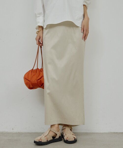 GALLARDAGALANTE（ガリャルダガランテ）の「【手洗い可】ストレッチタイトスカート（スカート・レディース・ブラック/ベージュ・0/1）」の2枚目の写真