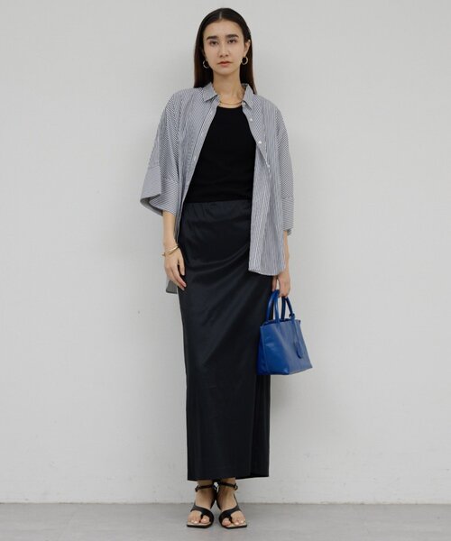 GALLARDAGALANTE（ガリャルダガランテ）の「【手洗い可】ストレッチタイトスカート（スカート・レディース・ブラック/ベージュ・0/1）」の21枚目の写真