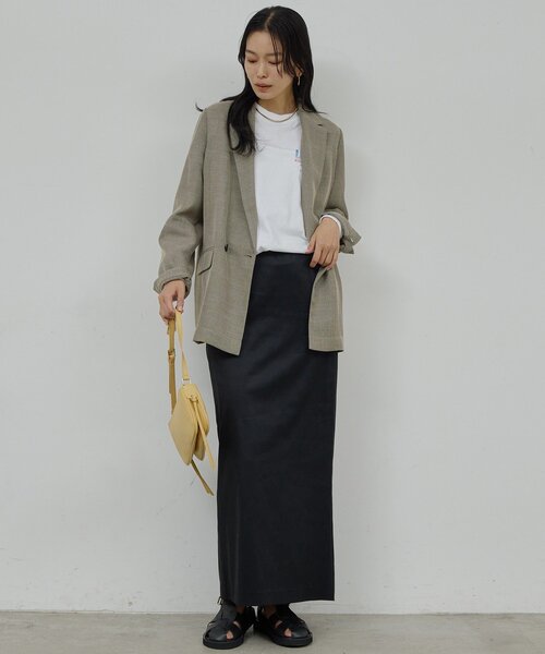 GALLARDAGALANTE（ガリャルダガランテ）の「【手洗い可】ストレッチタイトスカート（スカート・レディース・ブラック/ベージュ・0/1）」の18枚目の写真