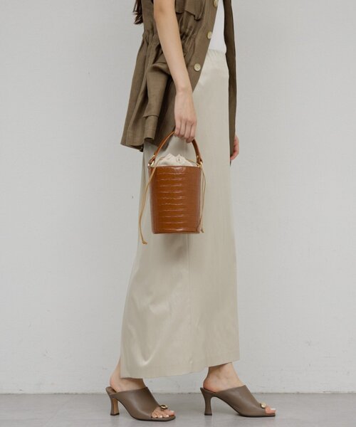 GALLARDAGALANTE（ガリャルダガランテ）の「【手洗い可】ストレッチタイトスカート（スカート・レディース・ブラック/ベージュ・0/1）」の8枚目の写真