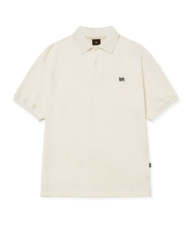 TAG WAFFLE PIQUE TEE - CREAM