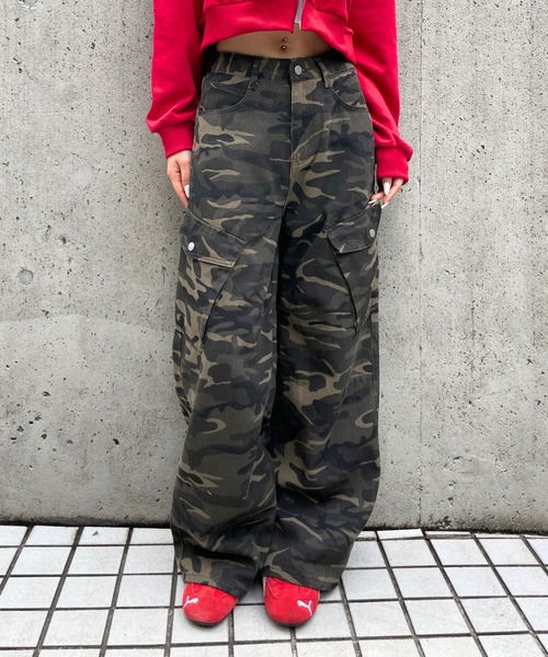 3.3 Field Trip (3.3フィールドトリップ)の「3.3 Field Trip/カモフラカーゴパンツ(カーゴパンツ・レディース・ブラウン系カモフラージュ/カモフラージュ・MEDIUM)」の12枚目の写真