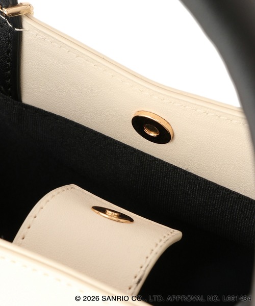 ハローキティコラボ(ハローキティコラボ)の「【ROPE' PICNIC×ハローキティ】アクリルチャーム付きトートバッグ(トートバッグ・レディース・キナリ/チャコールグレー・FREE)」の16枚目の写真