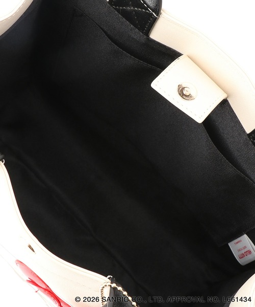 ハローキティコラボ(ハローキティコラボ)の「【ROPE' PICNIC×ハローキティ】アクリルチャーム付きトートバッグ(トートバッグ・レディース・キナリ/チャコールグレー・FREE)」の19枚目の写真