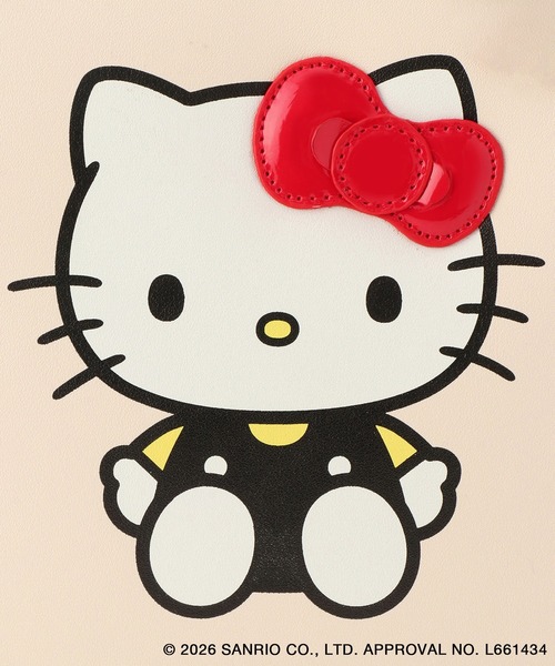 ハローキティコラボ(ハローキティコラボ)の「【ROPE' PICNIC×ハローキティ】アクリルチャーム付きトートバッグ(トートバッグ・レディース・キナリ/チャコールグレー・FREE)」の20枚目の写真