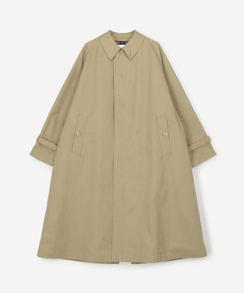 GYMPHLEX(ジムフレックス)の「Gymphlex | ベルテッドバルマカーンコート WOMEN(ステンカラーコート・レディース・ベージュ・12)」の8枚目の写真