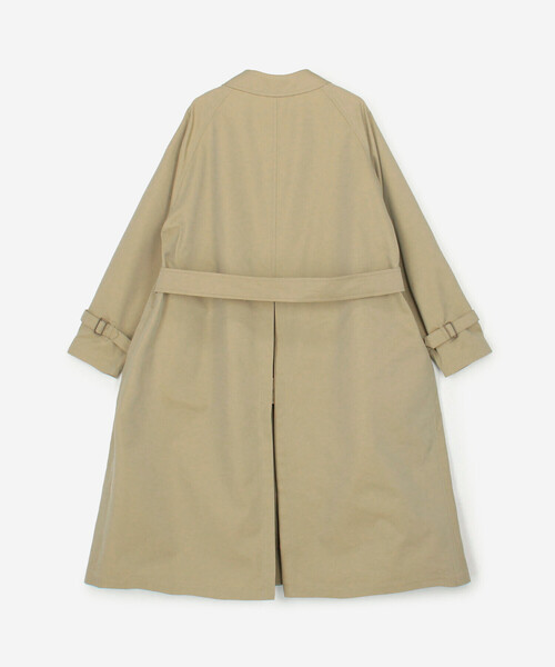 GYMPHLEX(ジムフレックス)の「Gymphlex | ベルテッドバルマカーンコート WOMEN(ステンカラーコート・レディース・ベージュ・12)」の9枚目の写真