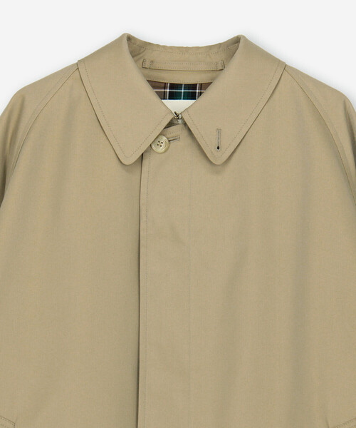 GYMPHLEX(ジムフレックス)の「Gymphlex | ベルテッドバルマカーンコート WOMEN(ステンカラーコート・レディース・ベージュ・12)」の10枚目の写真