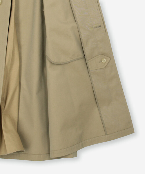 GYMPHLEX(ジムフレックス)の「Gymphlex | ベルテッドバルマカーンコート WOMEN(ステンカラーコート・レディース・ベージュ・12)」の13枚目の写真