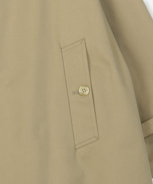 GYMPHLEX(ジムフレックス)の「Gymphlex | ベルテッドバルマカーンコート WOMEN(ステンカラーコート・レディース・ベージュ・12)」の14枚目の写真