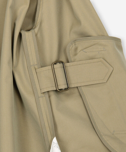 GYMPHLEX(ジムフレックス)の「Gymphlex | ベルテッドバルマカーンコート WOMEN(ステンカラーコート・レディース・ベージュ・12)」の15枚目の写真