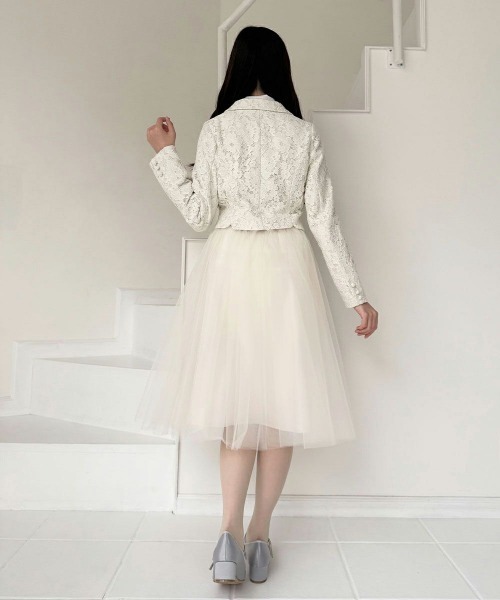 an another angelus（アンアナザーアンジェラス）の「バレリーナボリュームチュールスカート（スカート・レディース・ピンクベージュ/アイボリー・FREE）」の11枚目の写真