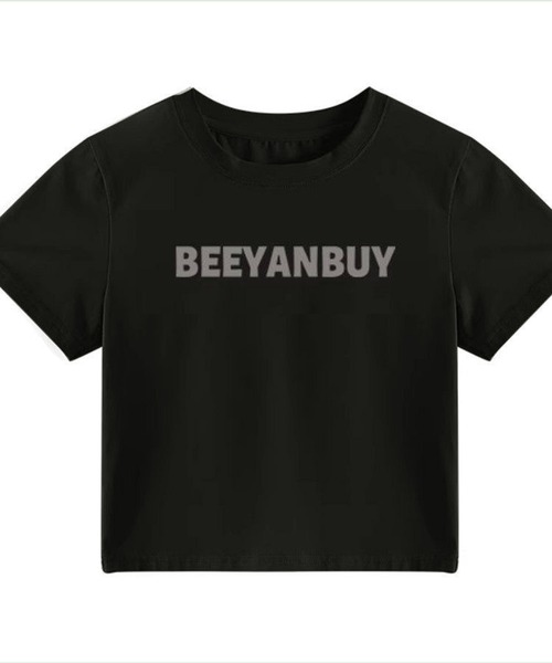 NANEA(ナネア)の「チェーン付きクロップドロゴTシャツ(Tシャツ/カットソー・レディース・ブラック/ホワイト・SMALL)」の3枚目の写真