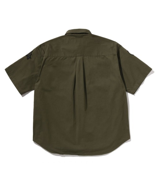 A BATHING APE(アベイシングエイプ)の「MULTI PATCH CPO SS SHIRT(シャツ/ブラウス・メンズ・オリーブ・LARGE/XX-LARGE/X-LARGE/MEDIUM)」の3枚目の写真