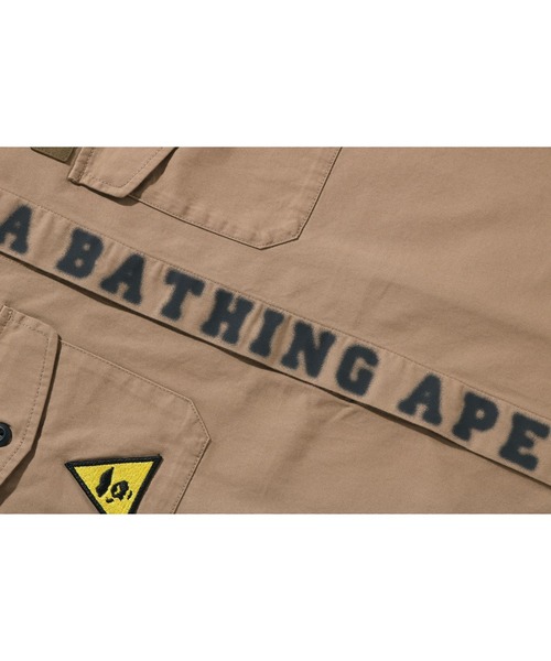 A BATHING APE(アベイシングエイプ)の「MULTI PATCH CPO SS SHIRT(シャツ/ブラウス・メンズ・オリーブ・LARGE/XX-LARGE/X-LARGE/MEDIUM)」の6枚目の写真