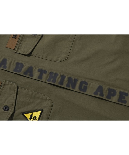 A BATHING APE(アベイシングエイプ)の「MULTI PATCH CPO SS SHIRT(シャツ/ブラウス・メンズ・オリーブ・LARGE/XX-LARGE/X-LARGE/MEDIUM)」の7枚目の写真