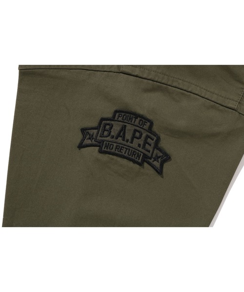 A BATHING APE(アベイシングエイプ)の「MULTI PATCH CPO SS SHIRT(シャツ/ブラウス・メンズ・オリーブ・LARGE/XX-LARGE/X-LARGE/MEDIUM)」の9枚目の写真