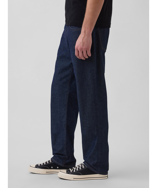 GAP(ギャップ)の「リラックスフィット ストレートデニム(デニムパンツ・メンズ・ブルー・36W 32L/34W 32L/33W 32L/32W 32L/32W 30L/31W 32L/31W 30L/30W 30L/29W 30L/28W 30L)」の6枚目の写真