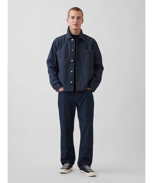 GAP(ギャップ)の「リラックスフィット ストレートデニム(デニムパンツ・メンズ・ブルー・36W 32L/34W 32L/33W 32L/32W 32L/32W 30L/31W 32L/31W 30L/30W 30L/29W 30L/28W 30L)」の2枚目の写真