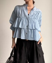 DouDou | 【完売カラー再追加!/WEB限定】ラッフルブラウス(シャツ/ブラウス)