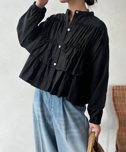完売カラー再追加！/WEB限定】ラッフルブラウス（シャツ/ブラウス