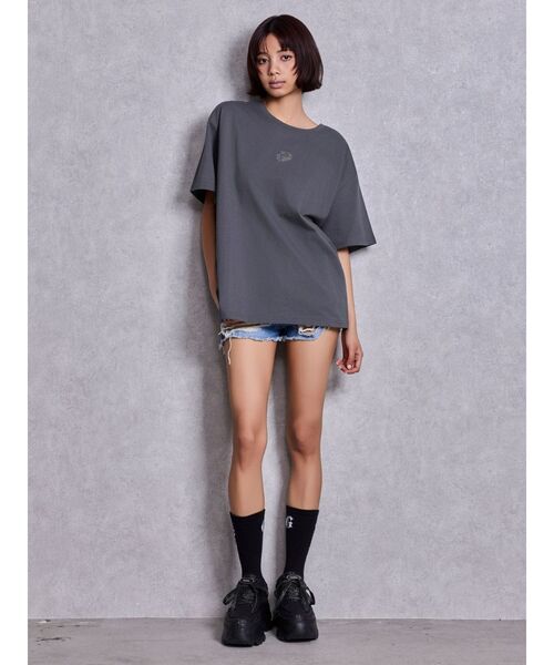 GYDA（ジェイダ）の「GYDA SPARKLE PLATFORMスニーカー（スニーカー・レディース・オフホワイト/ブラック・LARGE/MEDIUM/SMALL）」の8枚目の写真