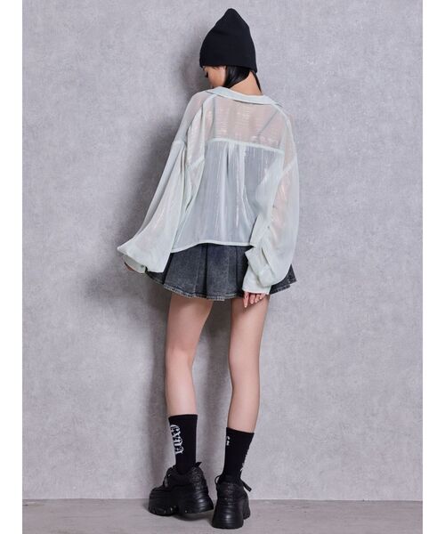 GYDA（ジェイダ）の「GYDA SPARKLE PLATFORMスニーカー（スニーカー・レディース・オフホワイト/ブラック・LARGE/MEDIUM/SMALL）」の15枚目の写真