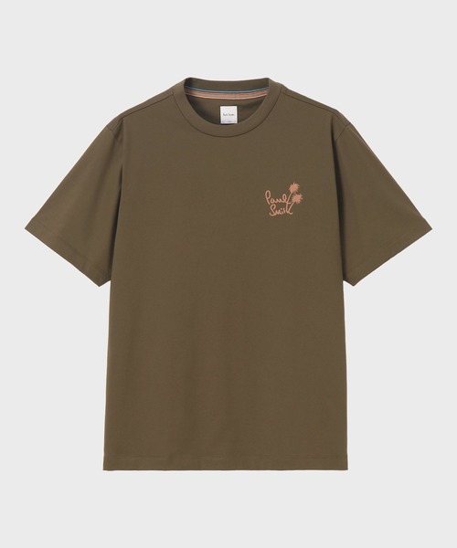 Paul Smith(ポールスミス)の「パームロゴ 半袖Tシャツ / 163501 919T(Tシャツ/カットソー・メンズ・ブラック/オリーブ/ホワイト・LARGE/MEDIUM/SMALL/XX-LARGE/X-LARGE)」の3枚目の写真
