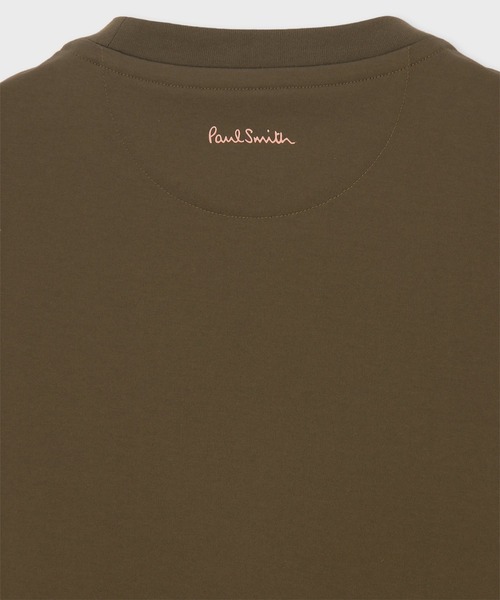 Paul Smith(ポールスミス)の「パームロゴ 半袖Tシャツ / 163501 919T(Tシャツ/カットソー・メンズ・ブラック/オリーブ/ホワイト・LARGE/MEDIUM/SMALL/XX-LARGE/X-LARGE)」の5枚目の写真