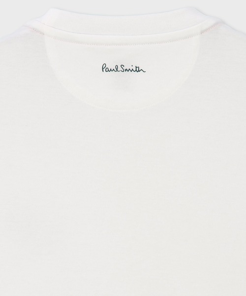 Paul Smith(ポールスミス)の「パームロゴ 半袖Tシャツ / 163501 919T(Tシャツ/カットソー・メンズ・ブラック/オリーブ/ホワイト・LARGE/MEDIUM/SMALL/XX-LARGE/X-LARGE)」の7枚目の写真