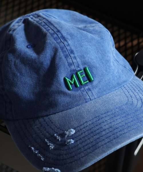 MEI（メイ）の「【MEI/メイ】 MEI PIGMENT WASH & DAMAGE CAP / ピグメント ウォッシュ＆ダメージ キャップ（キャップ・メンズ・パープル/グリーン/ピンク/レッド/ブラウン・FREE）」の11枚目の写真