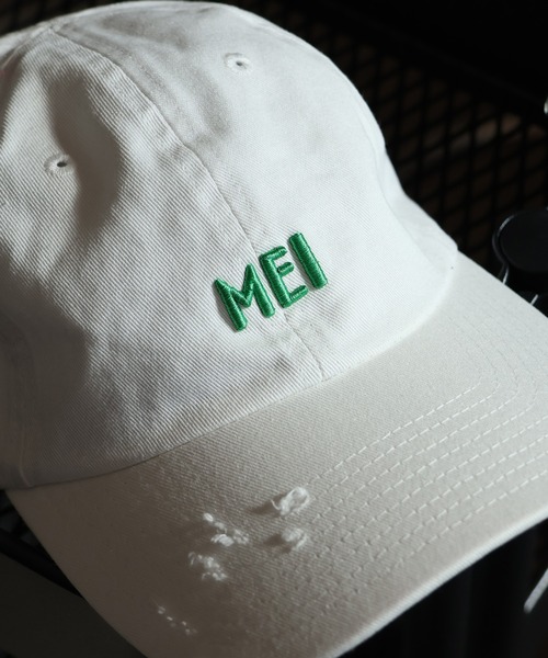 MEI（メイ）の「【MEI/メイ】 MEI PIGMENT WASH & DAMAGE CAP / ピグメント ウォッシュ＆ダメージ キャップ（キャップ・メンズ・パープル/グリーン/ピンク/レッド/ブラウン・FREE）」の6枚目の写真