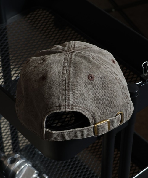 MEI（メイ）の「【MEI/メイ】 MEI PIGMENT WASH & DAMAGE CAP / ピグメント ウォッシュ＆ダメージ キャップ（キャップ・メンズ・パープル/グリーン/ピンク/レッド/ブラウン・FREE）」の19枚目の写真