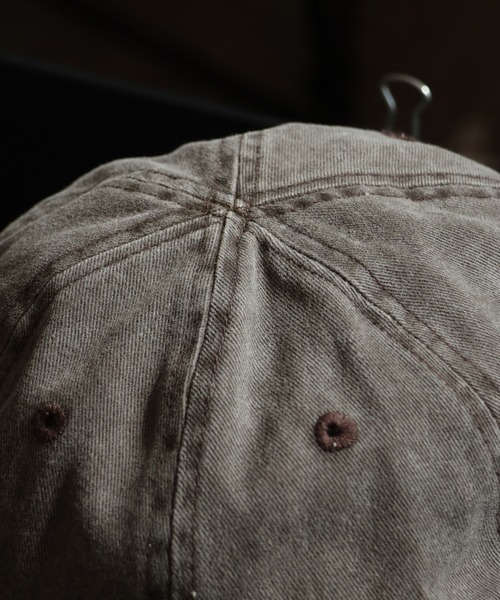 MEI（メイ）の「【MEI/メイ】 MEI PIGMENT WASH & DAMAGE CAP / ピグメント ウォッシュ＆ダメージ キャップ（キャップ・メンズ・パープル/グリーン/ピンク/レッド/ブラウン・FREE）」の21枚目の写真