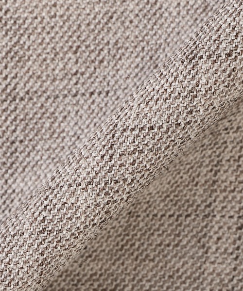 TOKYO SHIRTS（トウキョウシャツ）の「アウター 麻調ジャケット 七分袖 レディース（テーラードジャケット・レディース・ベージュ/グレー・M/L/LL）」の12枚目の写真