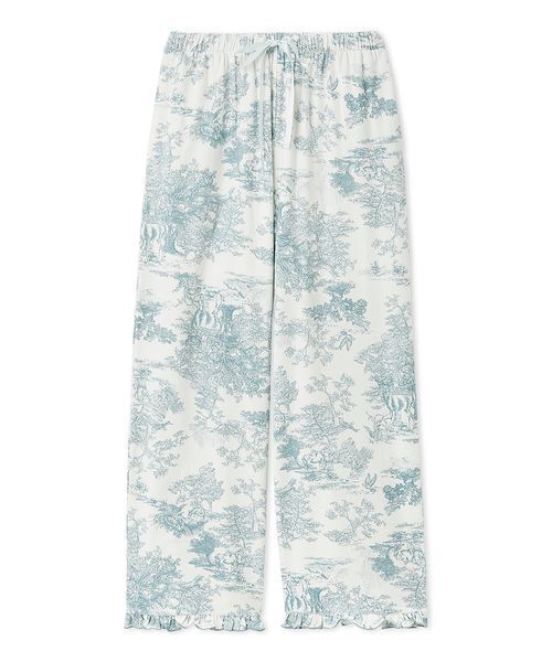 SNIDEL HOME(スナイデルホーム)の「【Moilis】ロングパンツ(ルームウェア/パジャマ・レディース・その他/サックスブルー/チェック・F)」の21枚目の写真