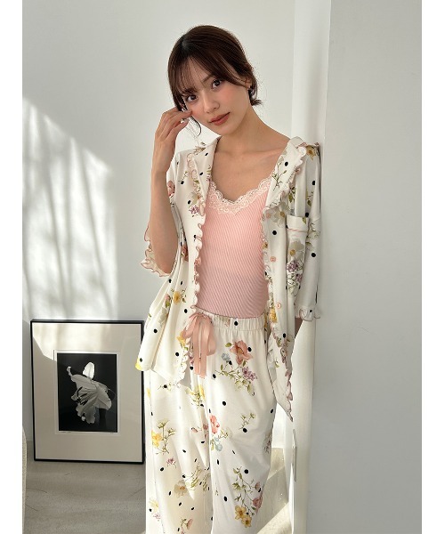 SNIDEL HOME(スナイデルホーム)の「【Moilis】ロングパンツ(ルームウェア/パジャマ・レディース・その他/サックスブルー/チェック・F)」の16枚目の写真