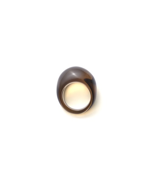 marjour(マージュール)の「PLUMP CLEAR RING(リング・レディース・カーキ/クリア・17号)」の10枚目の写真
