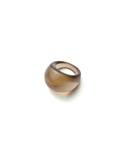 marjour(マージュール)の「PLUMP CLEAR RING(リング・レディース・カーキ/クリア・17号)」の12枚目の写真