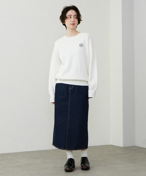 Lee(リー)の「Lee/リー ニットセーター(ニット/セーター・レディース・グレー/アイボリー・LARGE)」の18枚目の写真