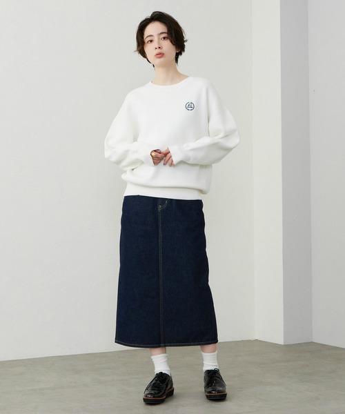 Lee(リー)の「Lee/リー ニットセーター(ニット/セーター・レディース・グレー/アイボリー・LARGE)」の16枚目の写真