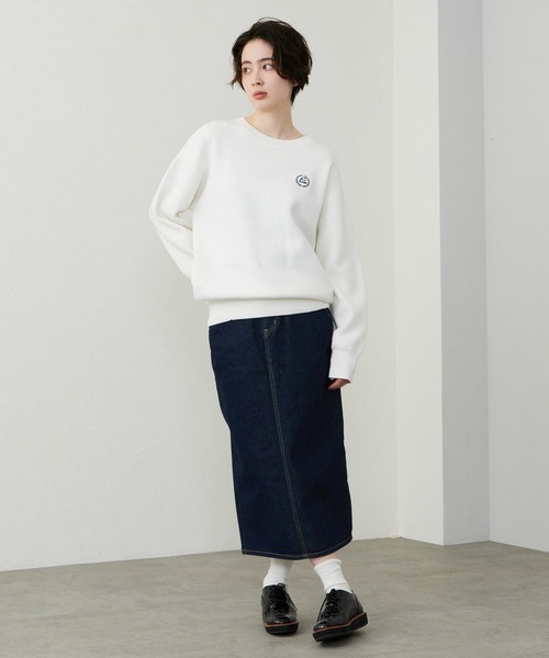 Lee(リー)の「Lee/リー ニットセーター(ニット/セーター・レディース・グレー/アイボリー・LARGE)」の17枚目の写真