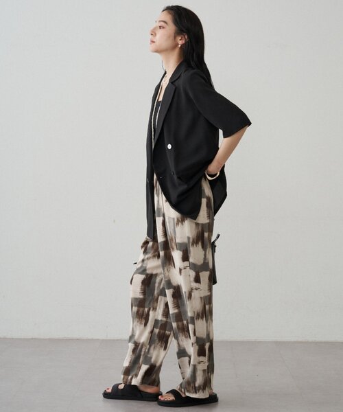 LOUNGEDRESS（ラウンジドレス）の「ハーフスリーブジャケット（その他アウター・レディース・キャメル/ブラック・FREE）」の16枚目の写真