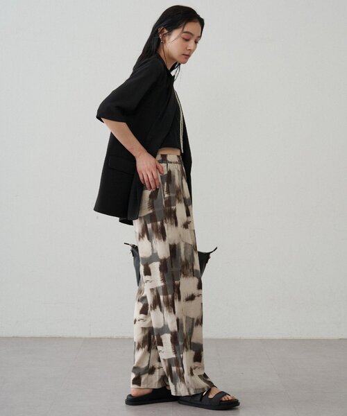 LOUNGEDRESS（ラウンジドレス）の「ハーフスリーブジャケット（その他アウター・レディース・キャメル/ブラック・FREE）」の18枚目の写真