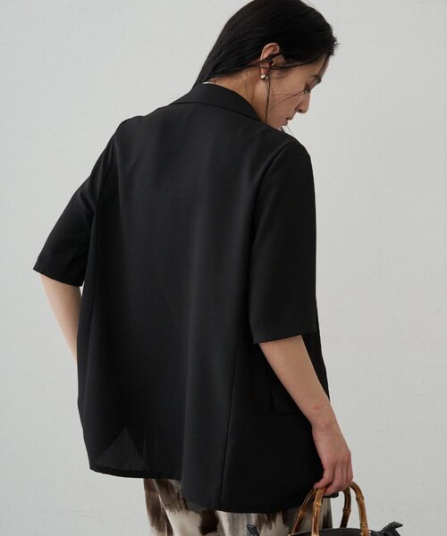 LOUNGEDRESS（ラウンジドレス）の「ハーフスリーブジャケット（その他アウター・レディース・キャメル/ブラック・FREE）」の21枚目の写真