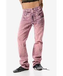 Desigual | 【Desigual×MASHA POPOVA】ピンクウォッシュ×フラワープリントダメージデニム(デニムパンツ)